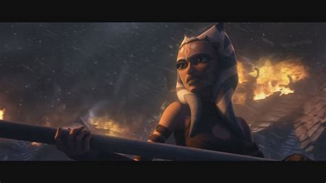 star wars the clone wars ahsoka vs death watch|ahsoka tano youtube.